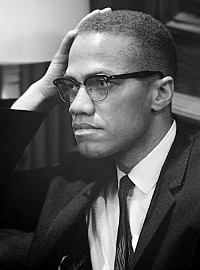 Malcolm X (1925-1965) • Photo by Marion S. Trikosco, March 26, 1964 • Public-domain image courtesy of Wikimedia Commons • https://commons.wikimedia.org